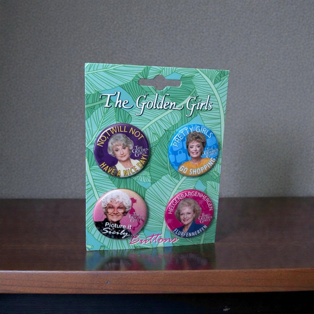 The Golden Girls Button Set